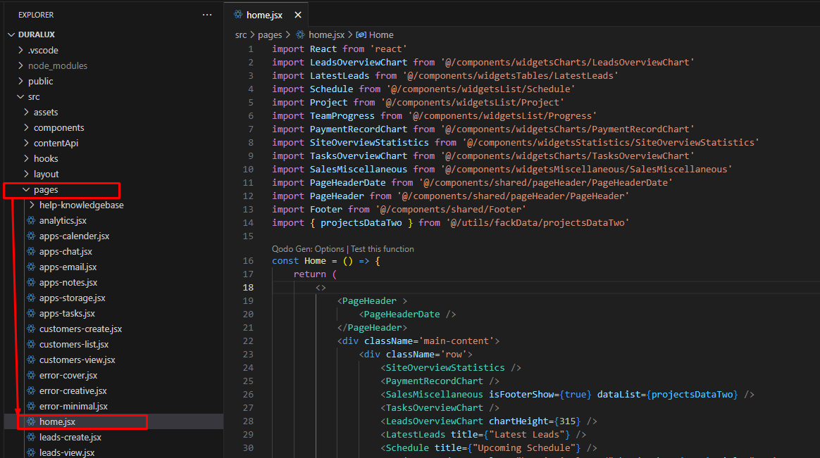 Customize components